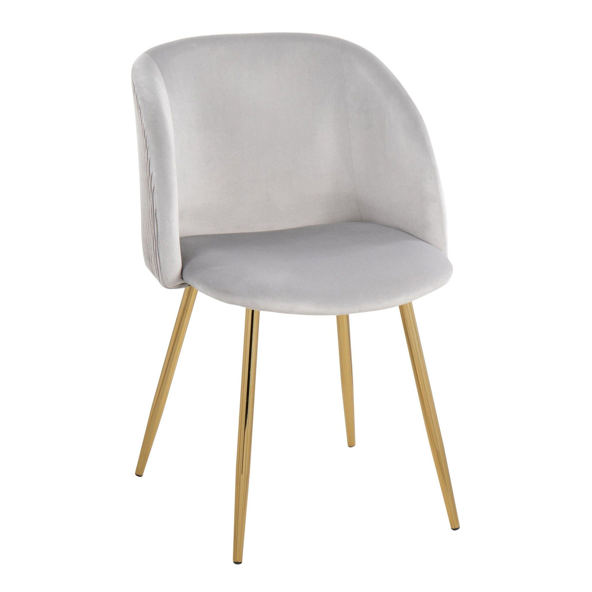Luna - Pleated Contemporary Chair (Set of 2)