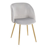 Luna - Pleated Contemporary Chair (Set of 2)
