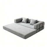 Convertible Sofa Bed With Removable Pillows