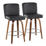Henry - 26" Fixed-Height Counter Stool With Swivel (Set of 2)