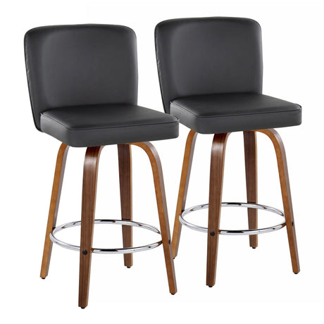 Henry - 26" Fixed-Height Counter Stool With Swivel (Set of 2)