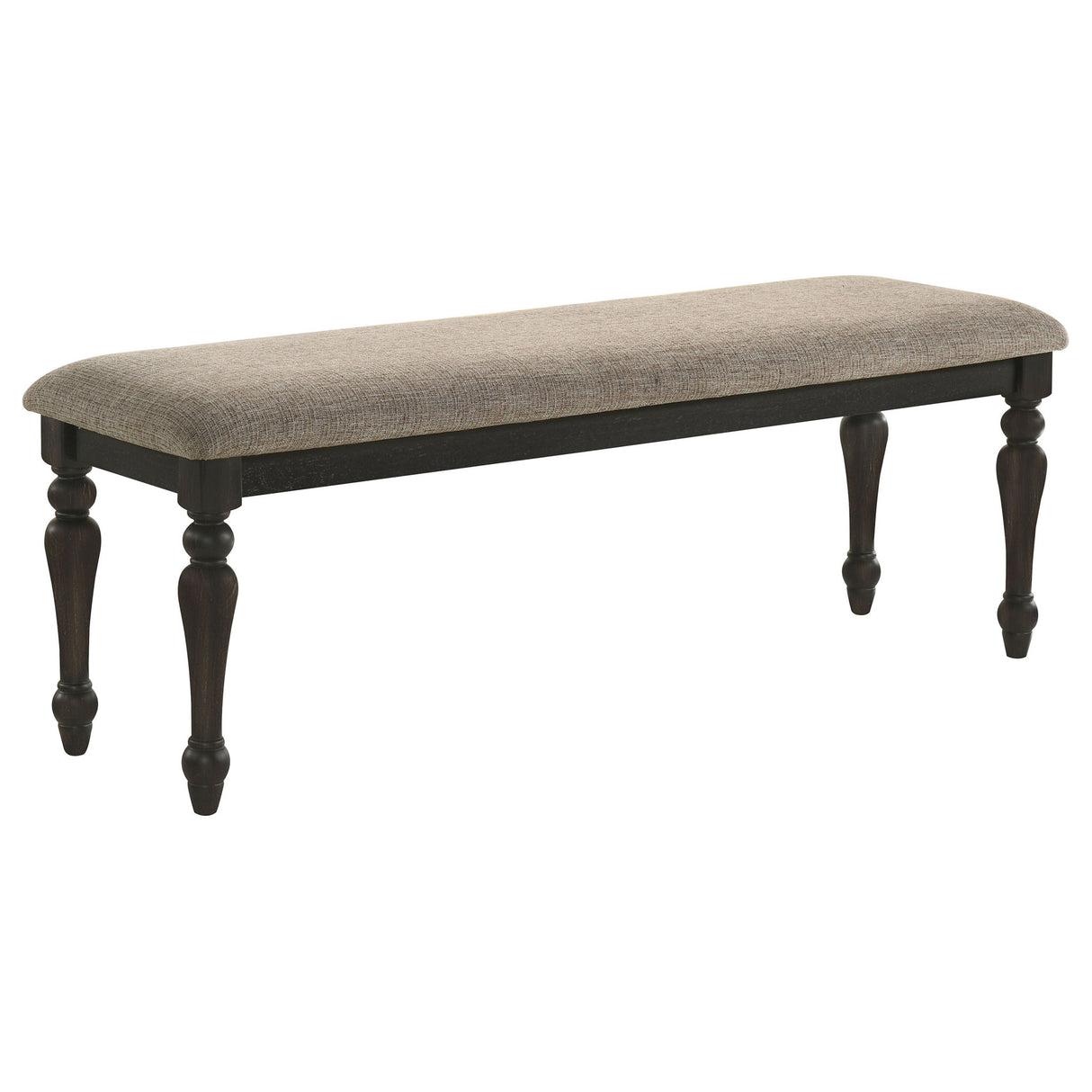 Kavita - Upholstered Dining Bench - Charcoal