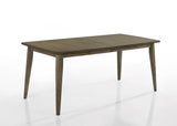 Bistro - Dining Table With Off Fabric Dining Chairs