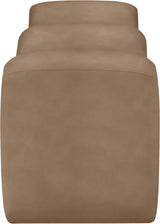 Willow - Faux Leather Bench - Brown