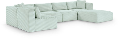 Shaggy - 6 Piece Modular U-Shaped Sectional