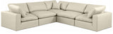 Comfy - 5 Piece Faux Leather Modular Corner Sectional