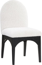 Waldorf - Boucle Dining Side Chair With Black Legs