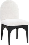 Waldorf - Boucle Dining Side Chair With Black Legs