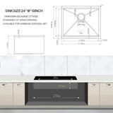 Laundry Workstation Undermount Utility Sink, Deep Single Bowl