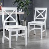 Plethora - Dining Chair With X Shaped Back (Set of 2)