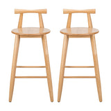Grove - Indoor Barstool (Set of 2) - Natural