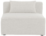 Cube - Linen Armless Chair
