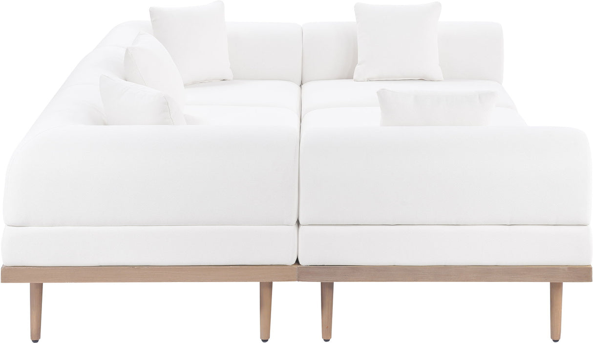 Laguna - 6 Piece 142" Outdoor Patio Modular Sectional