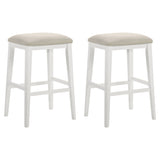 Jane - Contemporary Transitional Wood Bar Height Kitchen Bar Stool