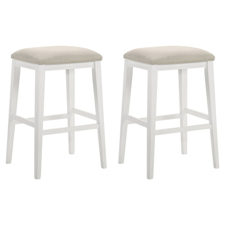 Jane - Contemporary Transitional Wood Bar Height Kitchen Bar Stool