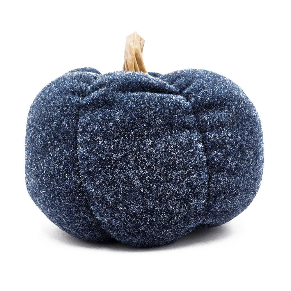 Pumpkin Ornament Decor For Holiday Harvest Festival Fall Festival & Thanksgiving (Set of 3) - Blue