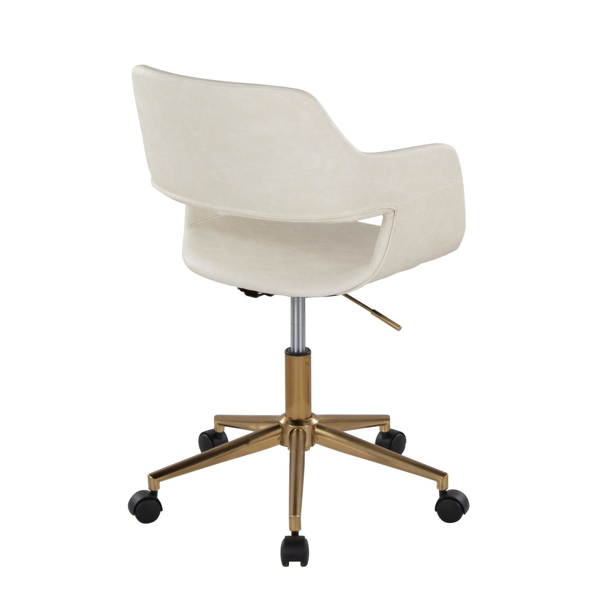 Margarite - Task Chair - Gold Metal
