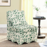 Stylish Flannel Dining Chair With Soft Cushion And Backrest