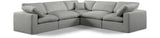 Comfy - 5 Piece Linen Modular Corner Sectional