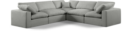 Comfy - 5 Piece Linen Modular Corner Sectional
