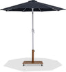 Fiji - Aluminum Patio Umbrella With Square Teak And White Base