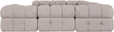 Orin - Velvet Performance Fabric Upholstered 9 Piece Sectional