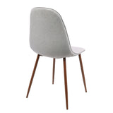 Pebble - Mid-Century Modern Dining / Accent Chair (Set of 2) - Walnut