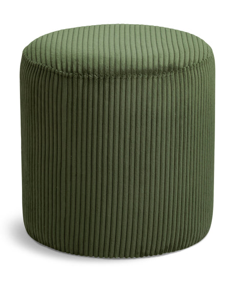 Roy - Round Microsuede Ottoman / Stool