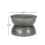 Sparling - Modern Iron Hourglass Coffee Table