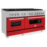 ZLINE RASRM60 Dual Fuel Range in DuraSnow Stainless Steel - image 1