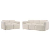 Sierra - 2-Piece Living Room Set (Sofa & Loveseat) - Ivory