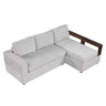 Sectional Sofa Upholstered Sofa Couch With Reversible Armrests For Living Room