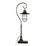 Landen - Contemporary Task Lamp (Set of 2) - Oil Rubbed Bronze / Clear