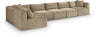 Shaggy - Fabric 6 Piece Modular Sectional