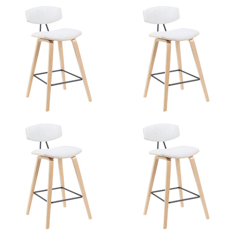 Fox - Swivel Counter Height Stool - Light Brown