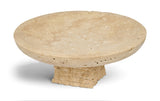 Colannade - Genuine Travertine Bowl