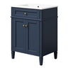 Modern Bathroom Vanity With Tip-Out Drawer And Soft-Close Hinges