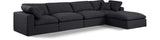 Comfy - 5 Piece Linen Modular Sectional With Chaise