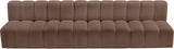 Arc - Faux Leather 4 Seats Modular Sofa