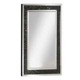 Nysa - 47" X 32" Accent Mirror - Mirrored & Faux Crystals