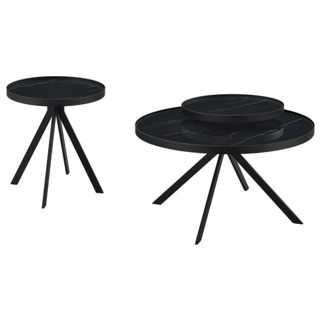 Briggs - Round Coffee And End Table Set