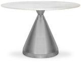 Emery - Marble/Stone Dining Table - White