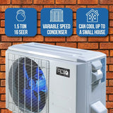 ACiQ 1.5 Ton 16 SEER2 80% 40,000 BTU Furnace & AC System - R410A Multi-Positional