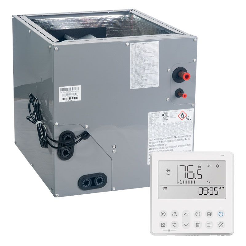 Hybrid 2 Ton 16 SEER2 80% AFUE 45,000 BTU ACiQ High Efficiency Heat Pump and Gas Furnace System | Inverter - R454B