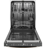 GE GDT650SMVES - 24 in. Top Control Flush-Mount Dishwasher with Stainless Steel Interior47 dBa Sound Level, Sanitize Cycle, 3rd-Rack & Dry Boost - Fingerprint Resistant Slate