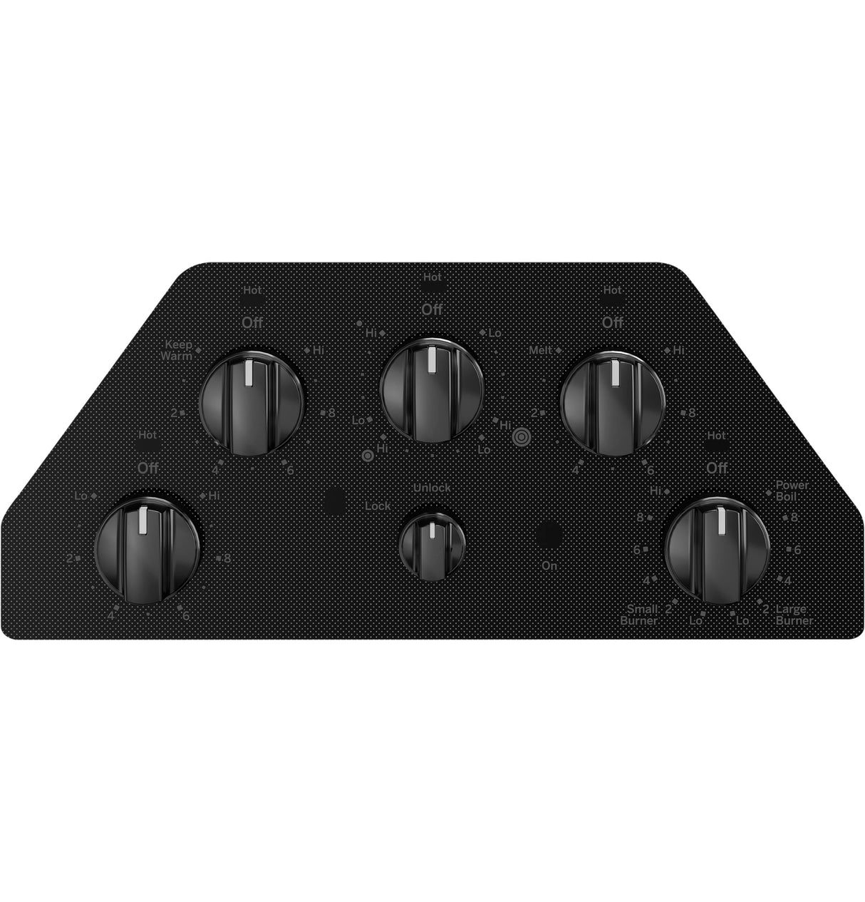 GE JEP5036DTBB - 36" Built-In Knob Control Electric Cooktop - Black
