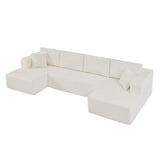 U - Shaped Modular Sectional Sofa For Living Room