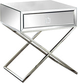 Lynn - Side Table - Chrome