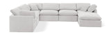 Indulge - Velvet 7 Piece Modular Sectional