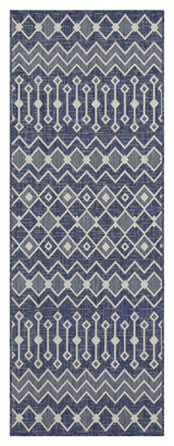 Sunshine - 5'3" X 7'3" Indoor & Outdoor Area Rug Polypropylene - Blue